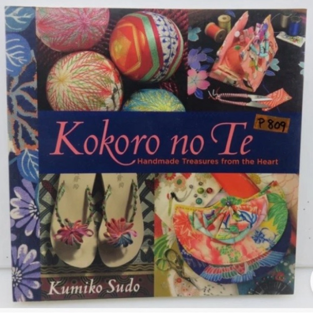 Kokoro no Te Handmade Treasures Book - Colorful Floral Cover